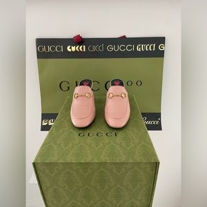Gucci Horsebit Accent Leather Mules